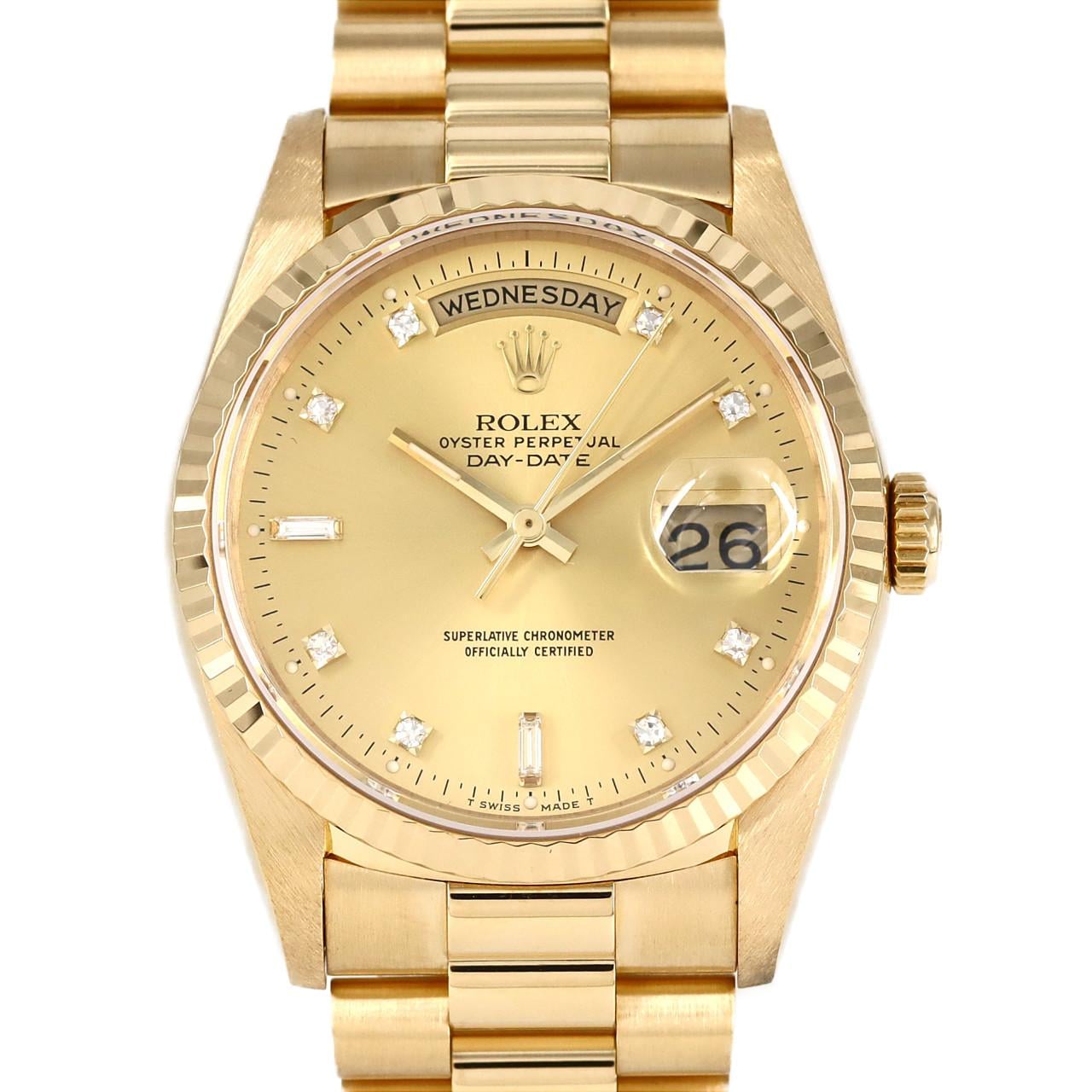 ROLEX Day Date 18238A. YG Automatic L number