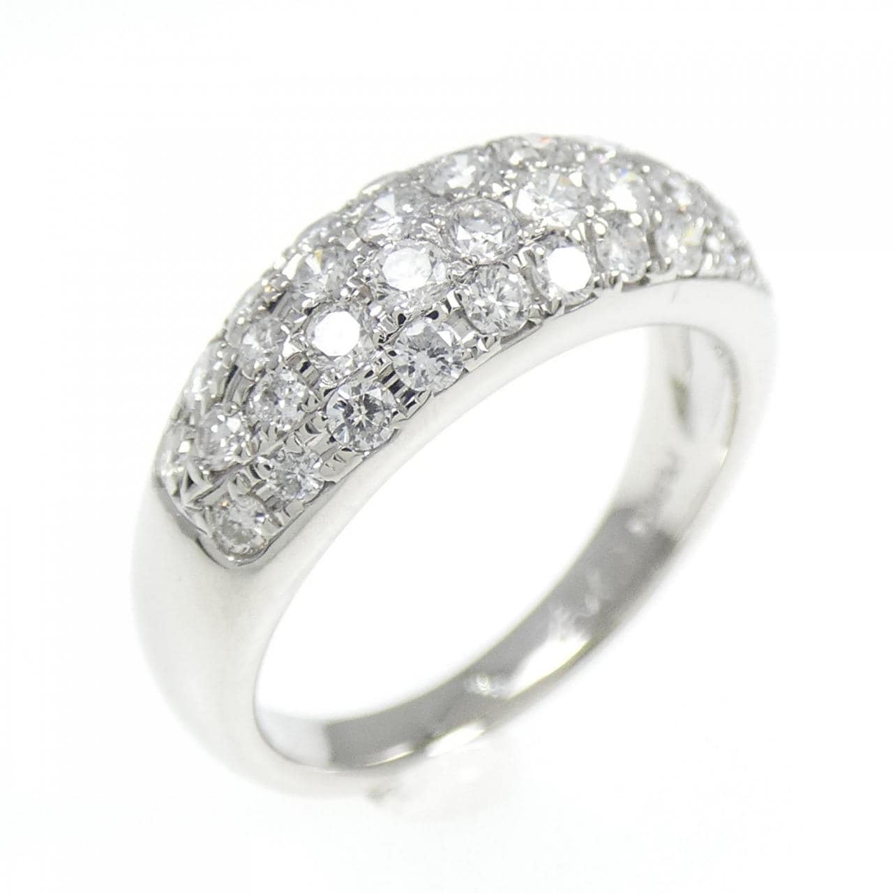PT900 パヴェ ダイヤモンド リング 0.75CT