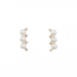 【新品】K10YG 淡水パール ピアス