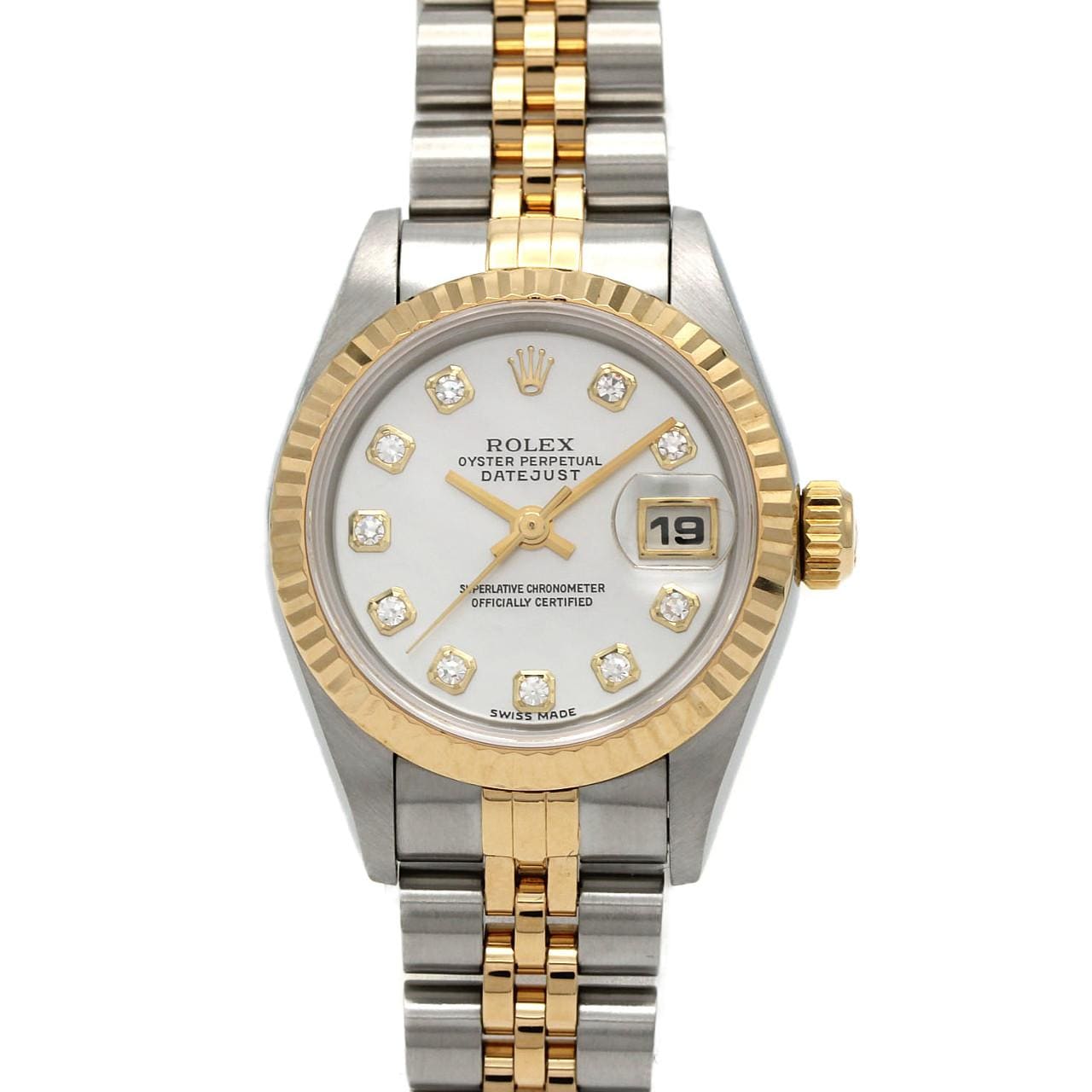 ロレックス デイトジャスト 69173NG SSxYG 自動巻 T番