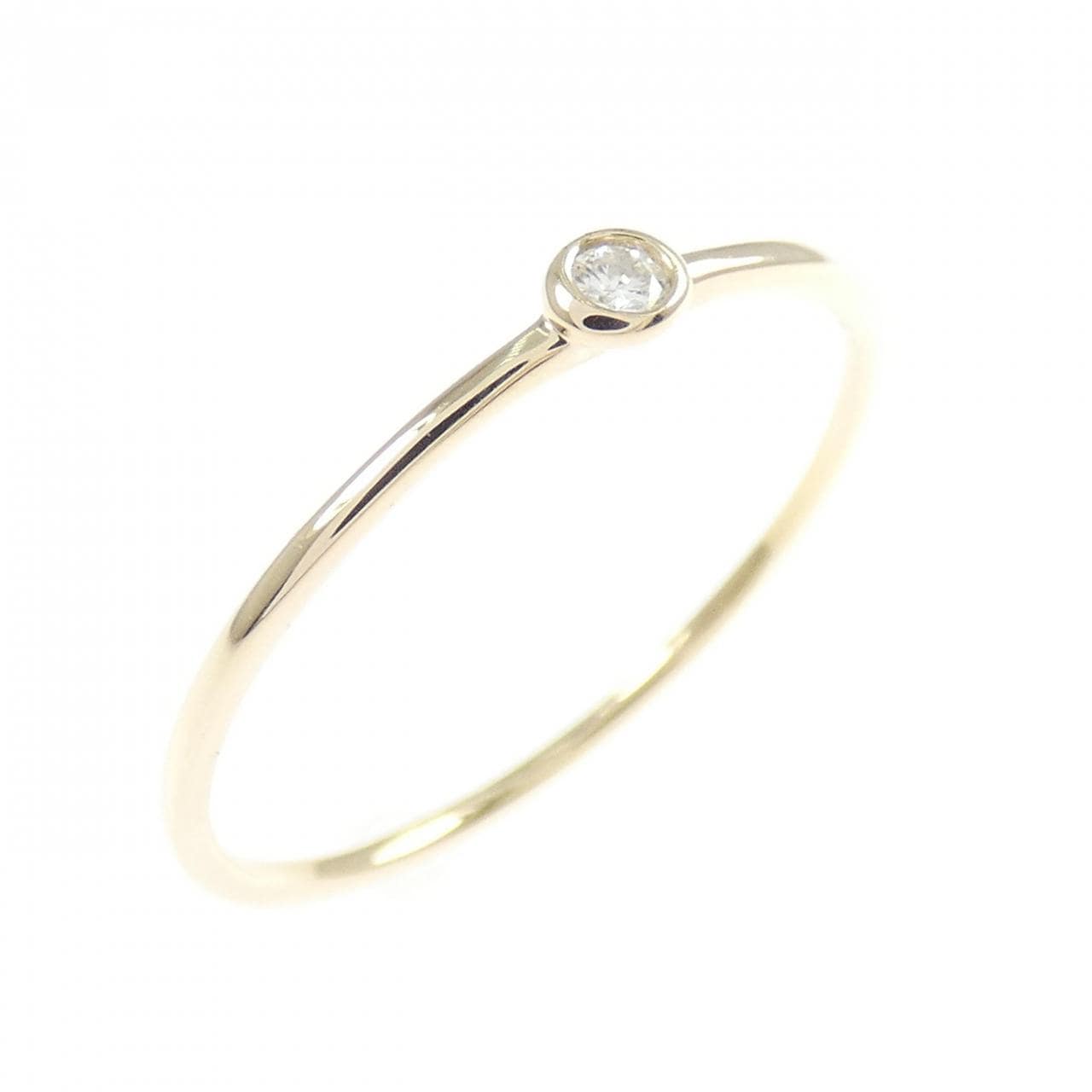 【リメイク】K10YG ダイヤモンド リング 0.02CT