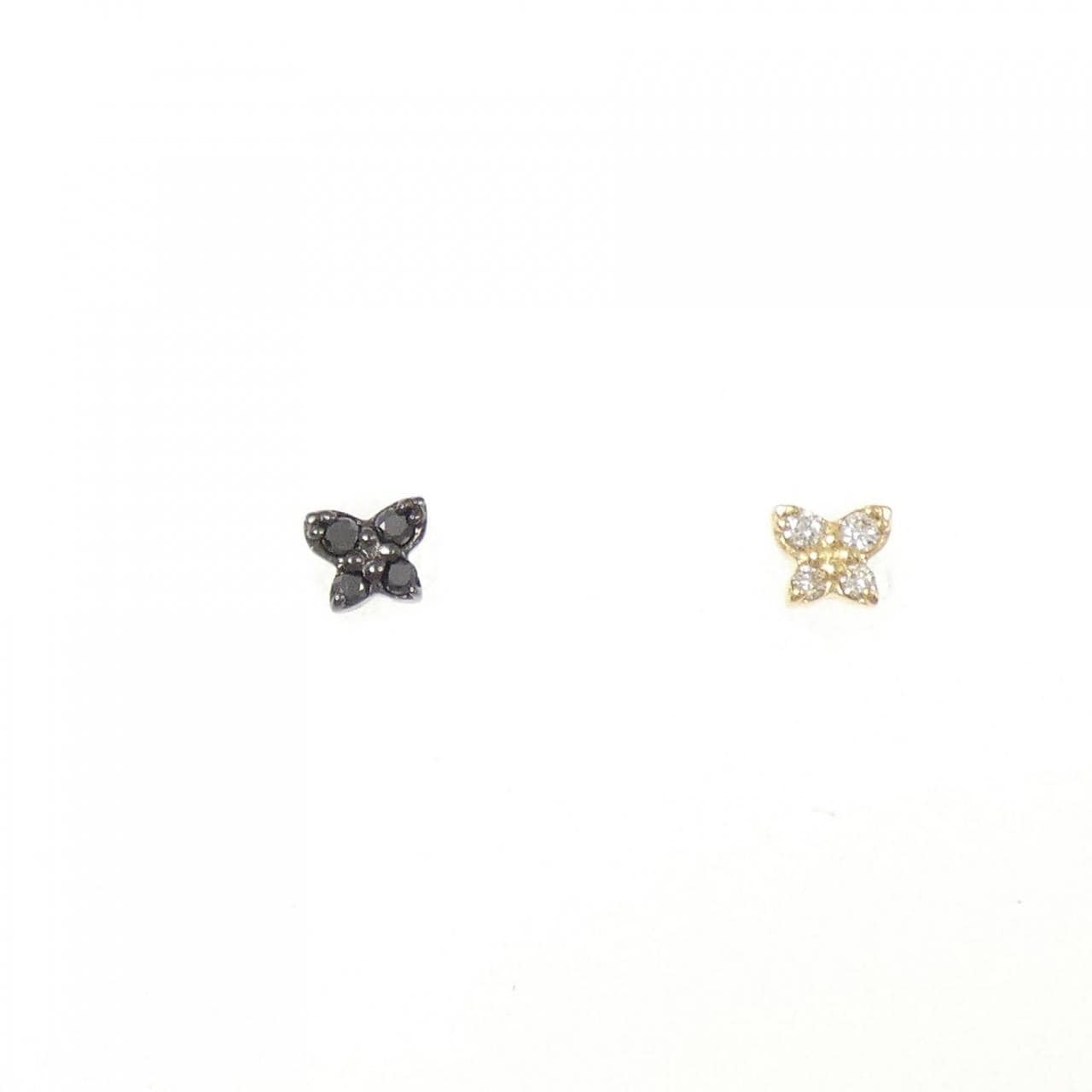 K18YG/K18BG ダイヤモンド ピアス 0.04CT