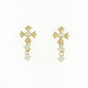 K18YG ダイヤモンド ピアス 0.30CT