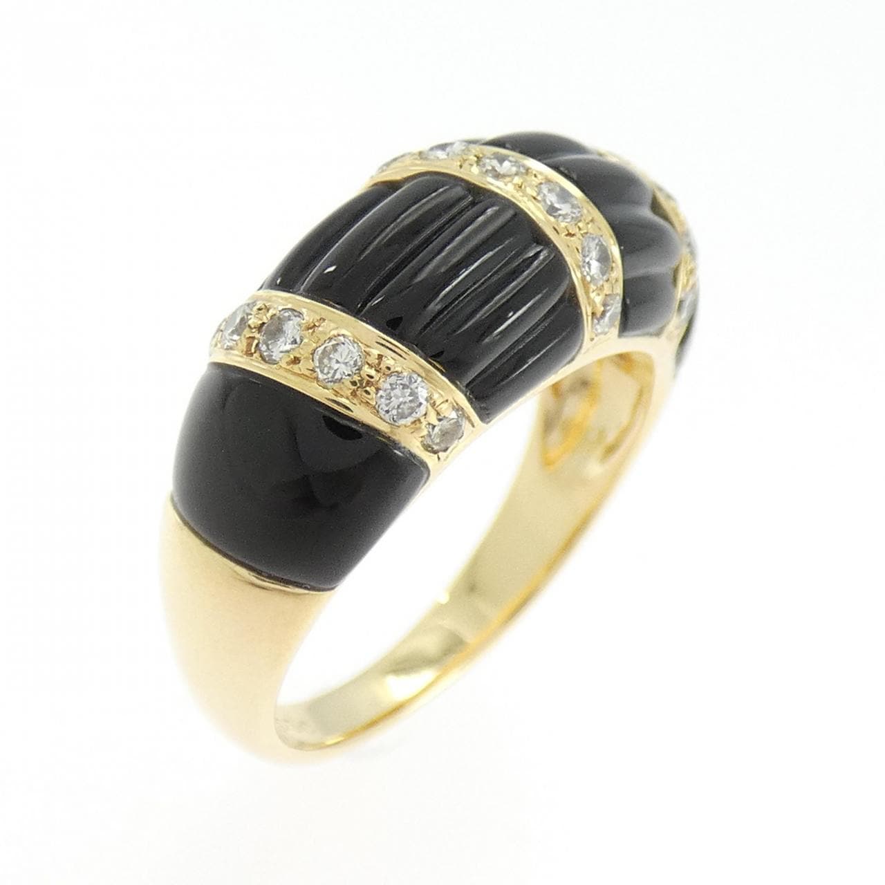 750YG Onyx Ring