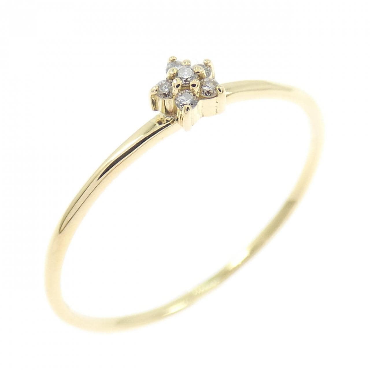 K18YG ダイヤモンド リング 0.03CT