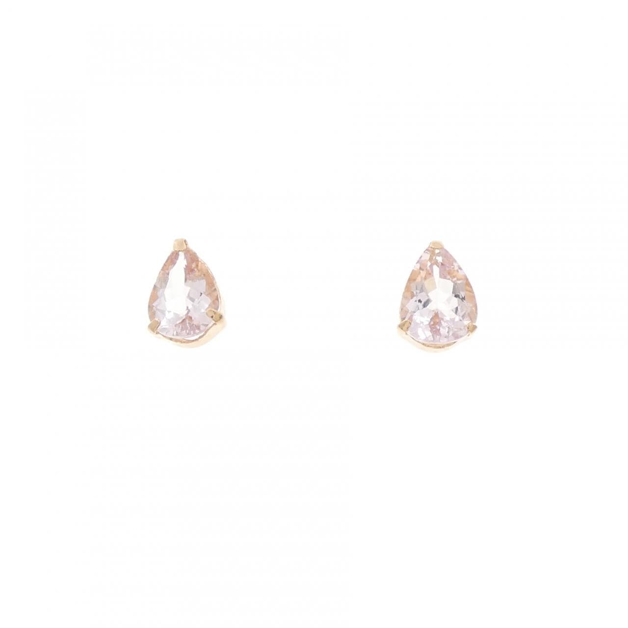 K18PG ベリル ピアス 1.24CT