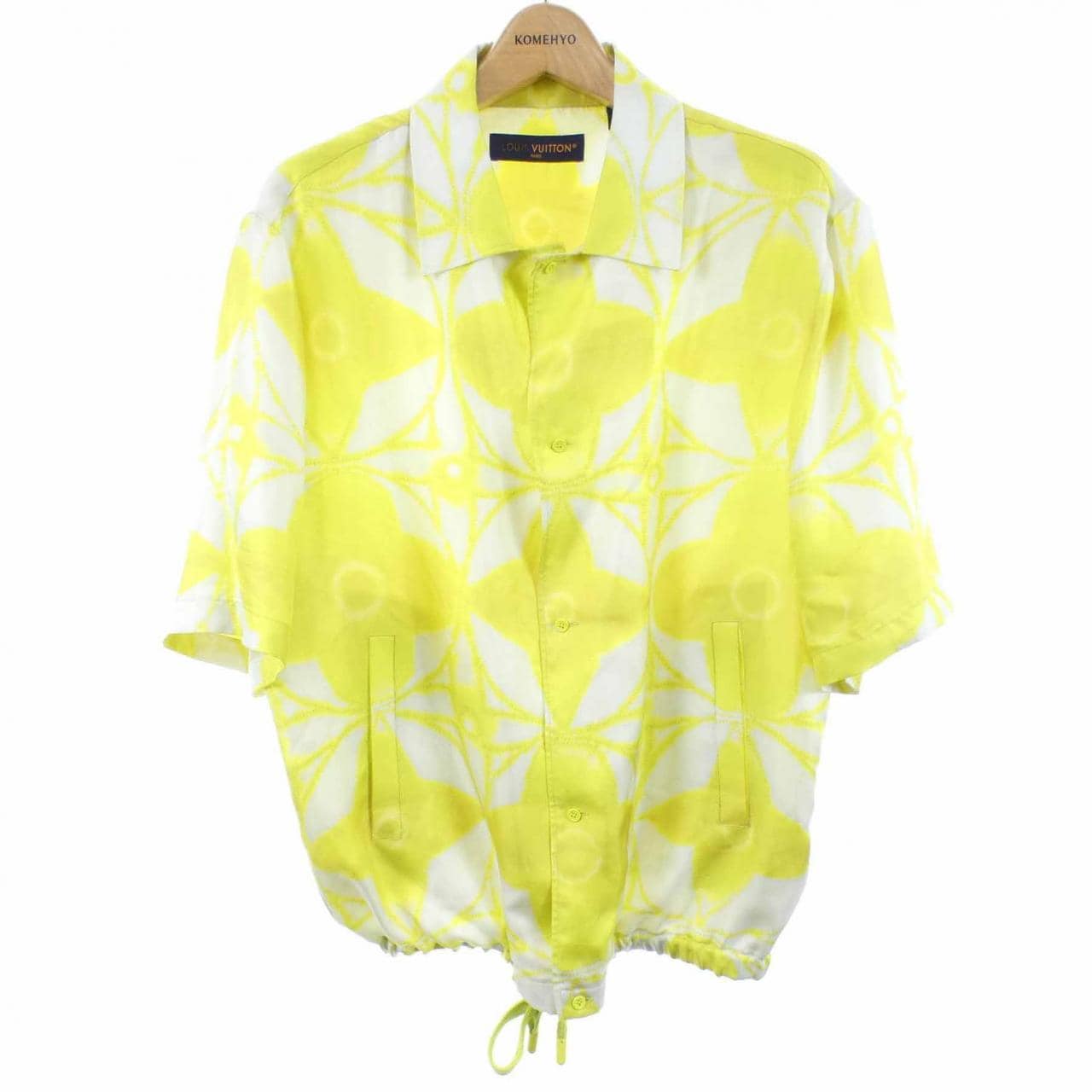 ルイヴィトン LOUIS VUITTON モノグラムシボリショートスリーブシャツ HOS64WX45 S／Sシャツ