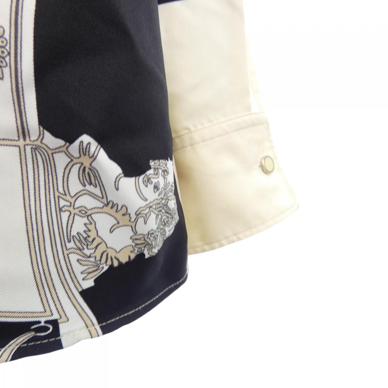 HERMES EX-LIBRIS 3E0607D7 Twill Reine Shirt