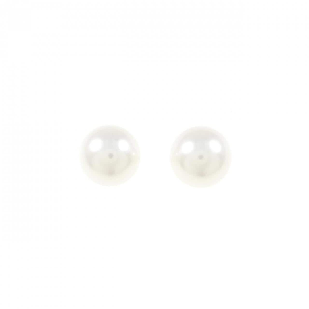 TIFFANY Akoya pearl earrings 6.9mm