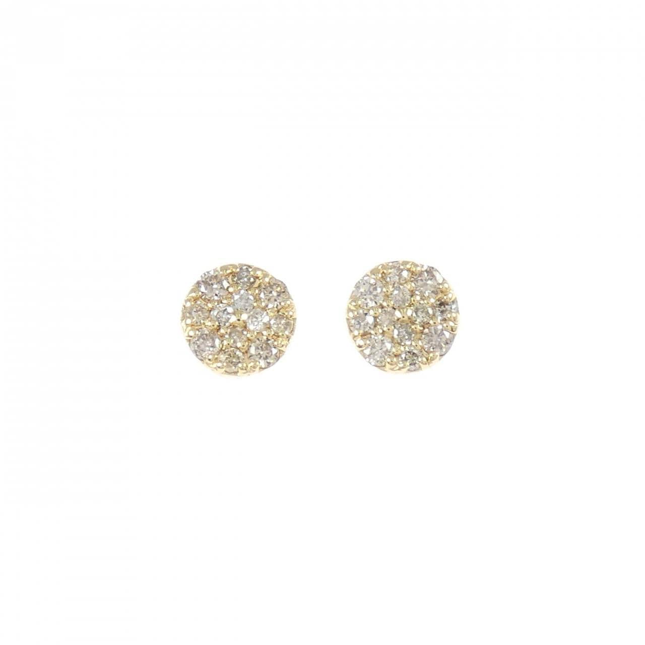 K18YG ダイヤモンド ピアス 0.22CT