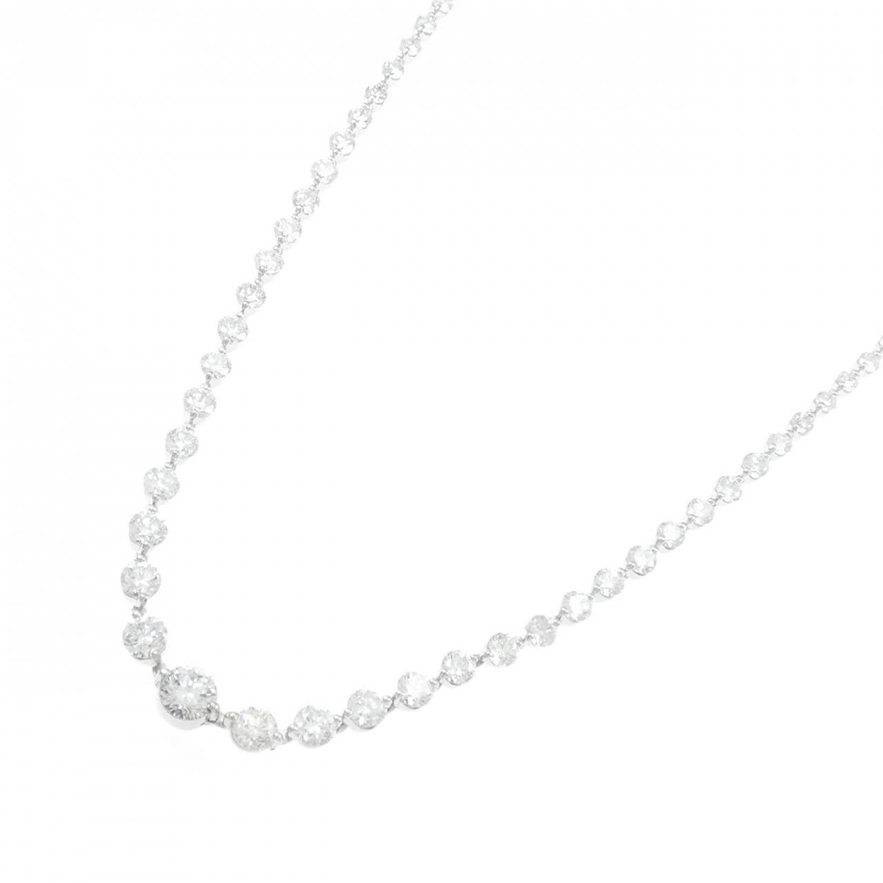 PT900 ダイヤモンド ネックレス 10.00CT