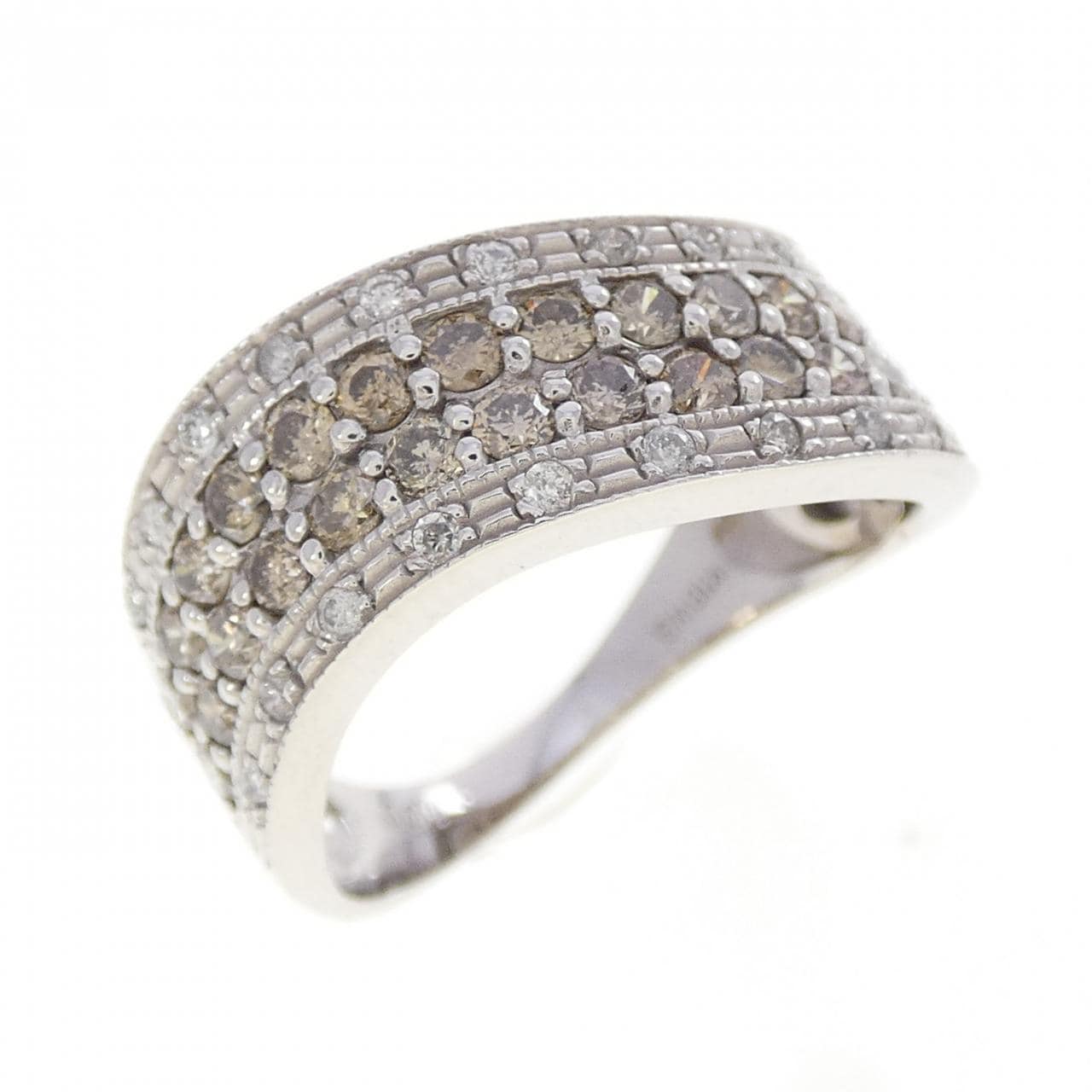 K18WG ダイヤモンド リング 1.00CT