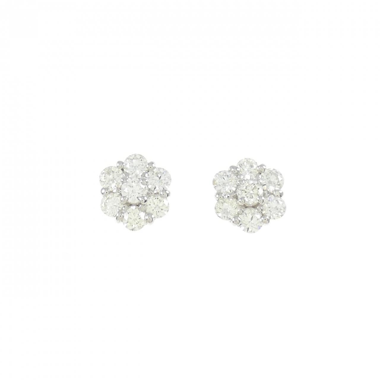 [BRAND NEW] PT Flower Diamond Earrings 0.60CT