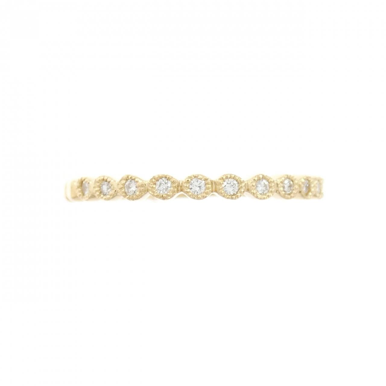【リメイク】K18YG ダイヤモンド リング 0.10CT