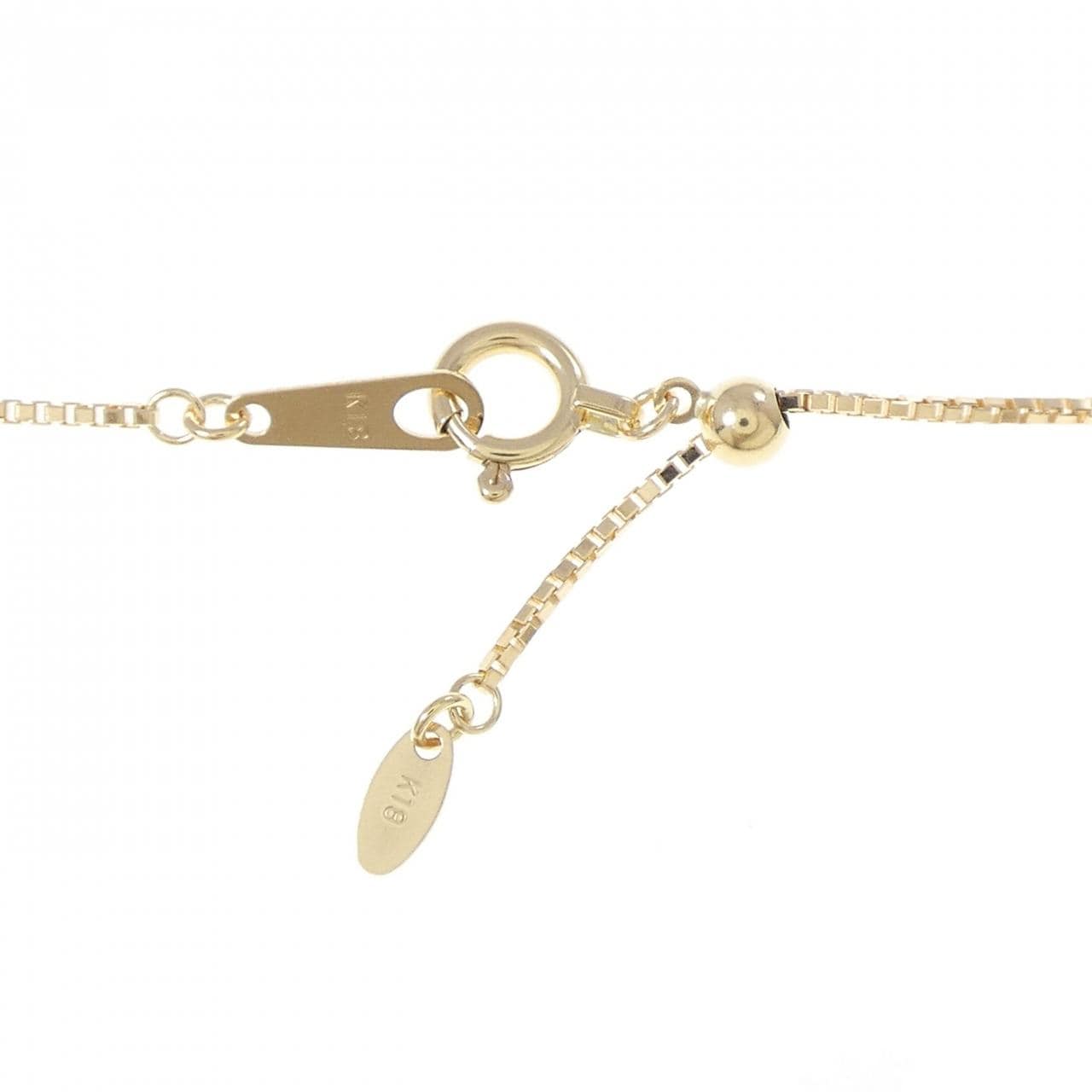 K18YG エメラルド ネックレス 0.96CT