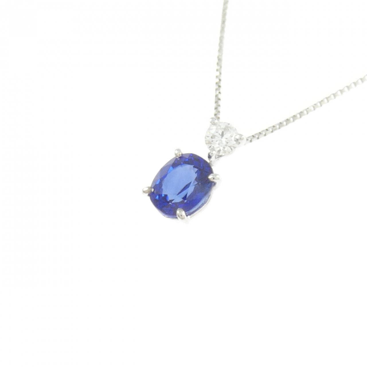 PT/PT850 サファイヤ ネックレス 0.81CT