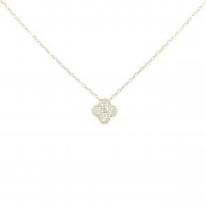 【リメイク】K10YG フラワー ダイヤモンド ネックレス 0.10CT