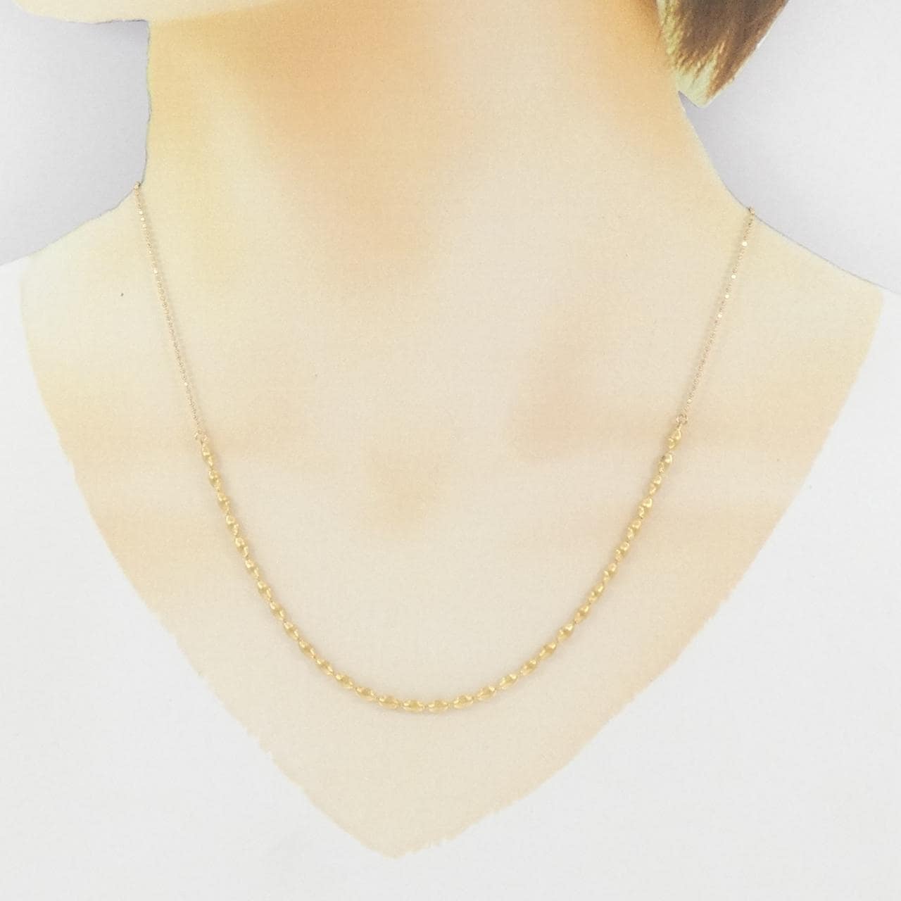 K18YG necklace