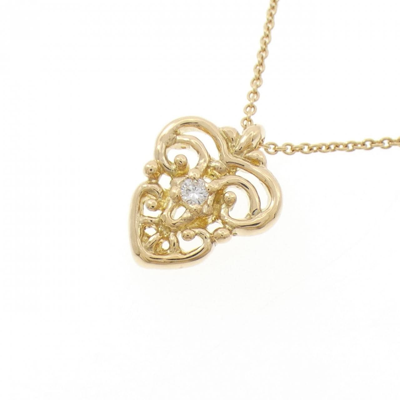 K18YG ダイヤモンド ネックレス