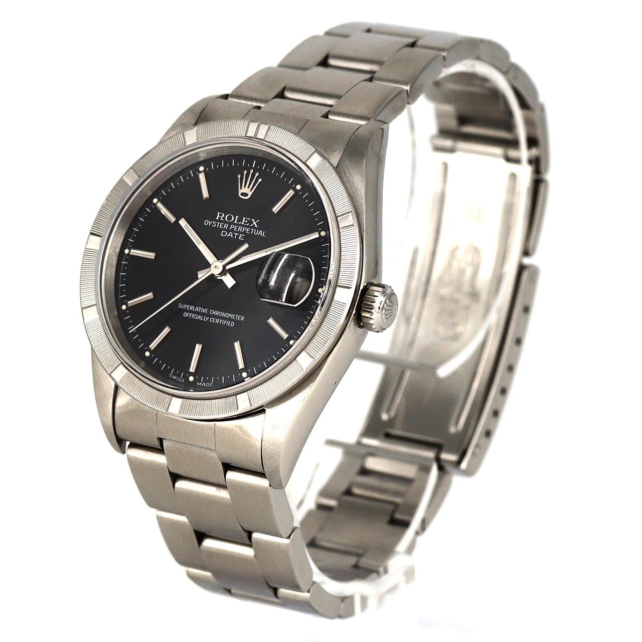 ロレックス オイスターパーペチュアルデイト 15210 SS 自動巻 P番