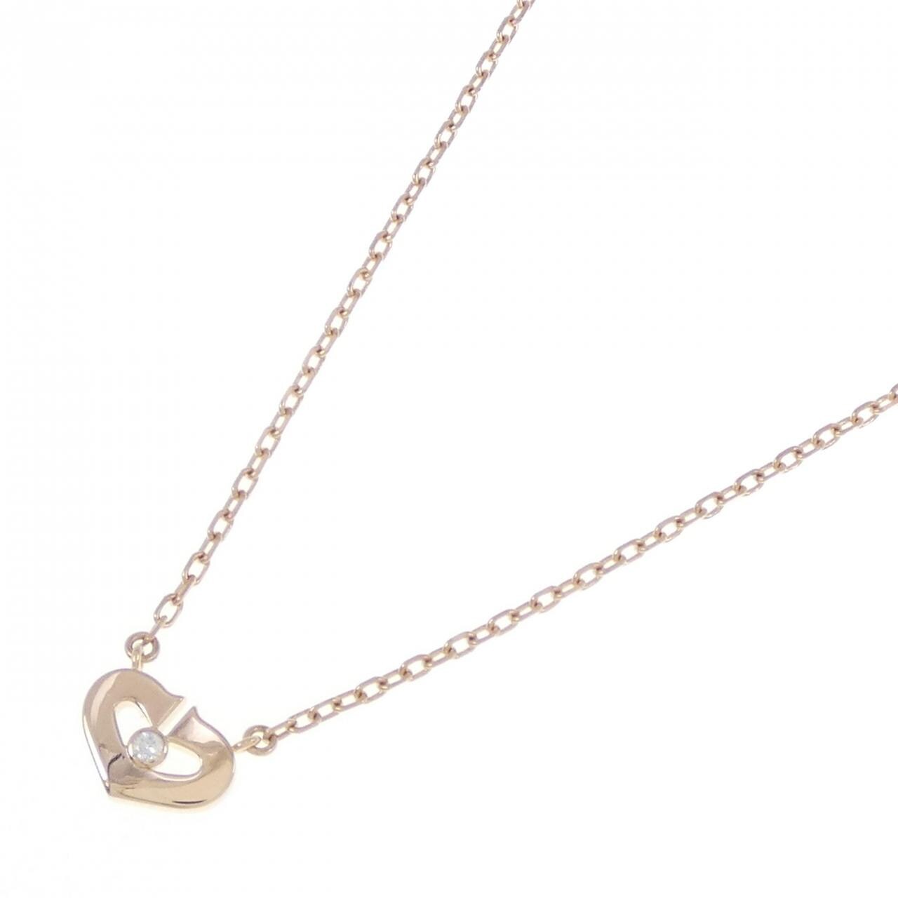 Cartier C heart小號項鍊