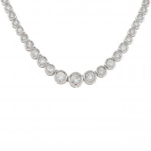 PT900 ダイヤモンド ネックレス