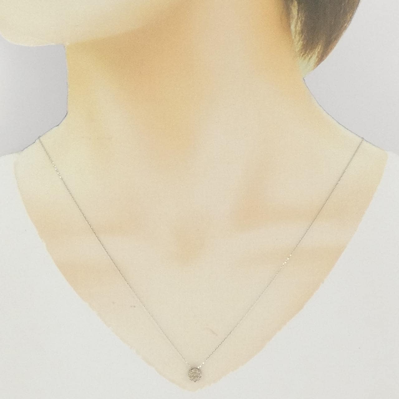 PT950/PT900鑽石項鍊 0.30CT