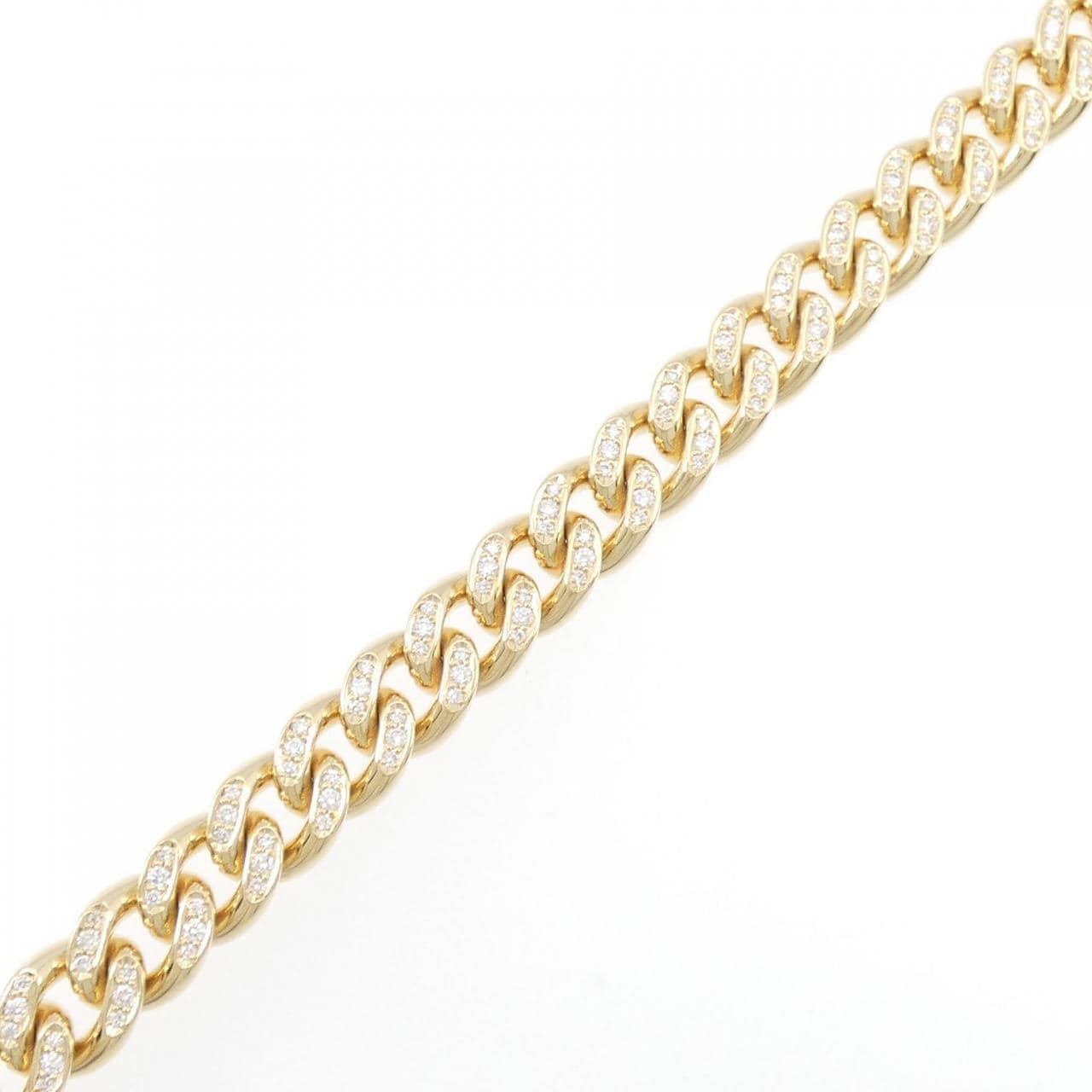 [BRAND NEW] K18YG Diamond Kihei Bracelet 1.26CT 20cm