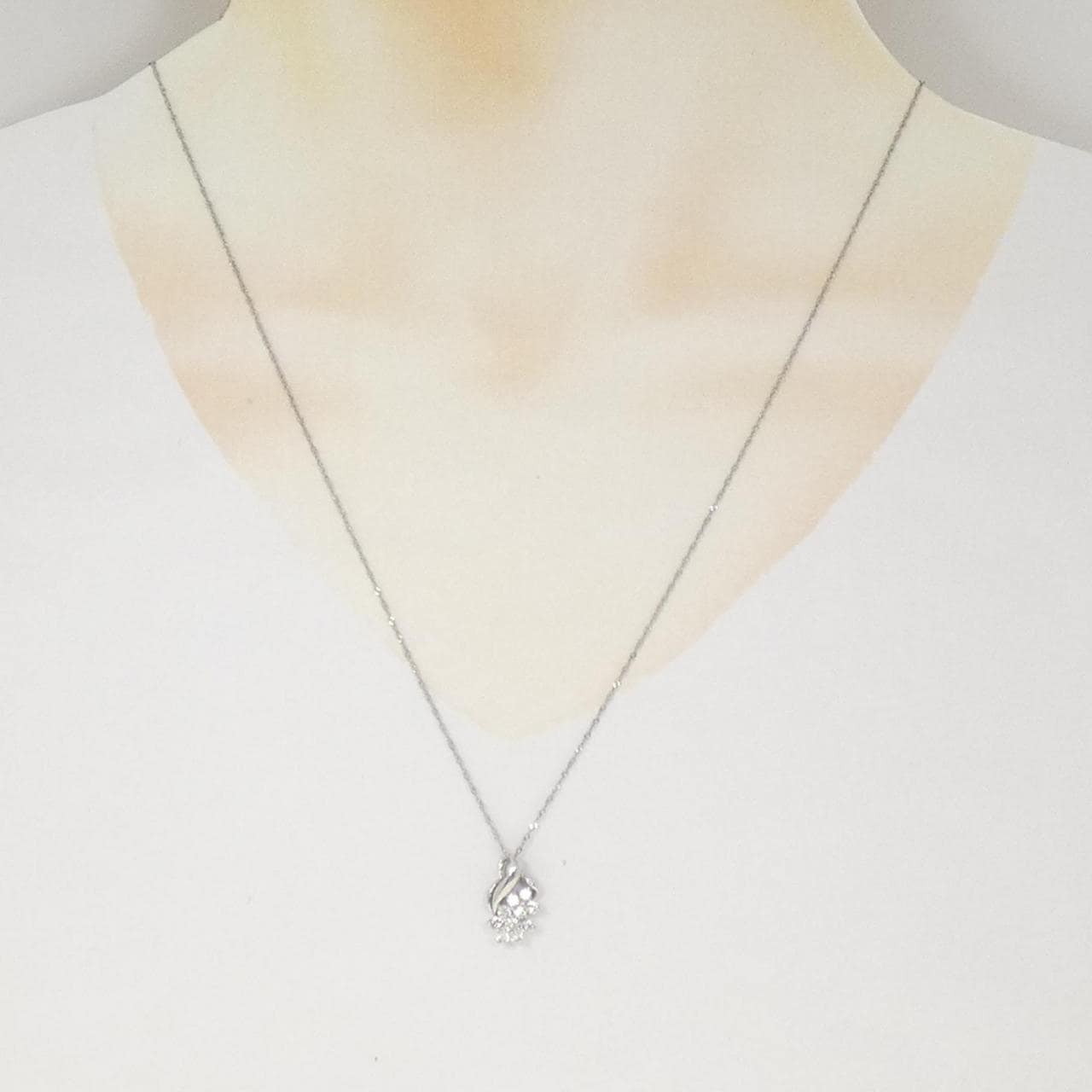 PT900/PT850 ダイヤモンド ネックレス 0.51CT