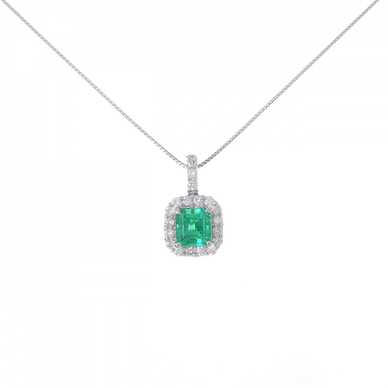 PR900/PT850 エメラルド ネックレス 1.97CT コロンビア産