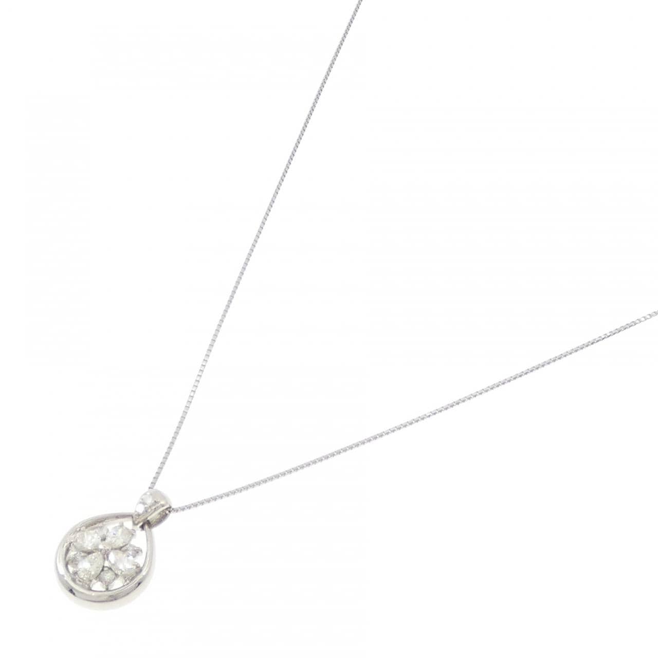 PT900/PT850 ダイヤモンド ネックレス 0.70CT