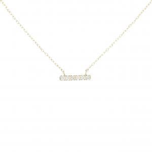 K18YG ダイヤモンド ネックレス 0.10CT
