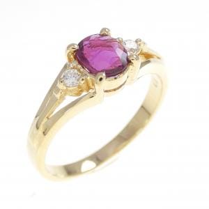 750YG ルビー リング