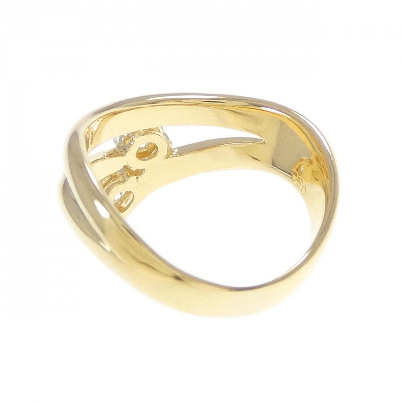 K18YG ダイヤモンド リング 0.50CT