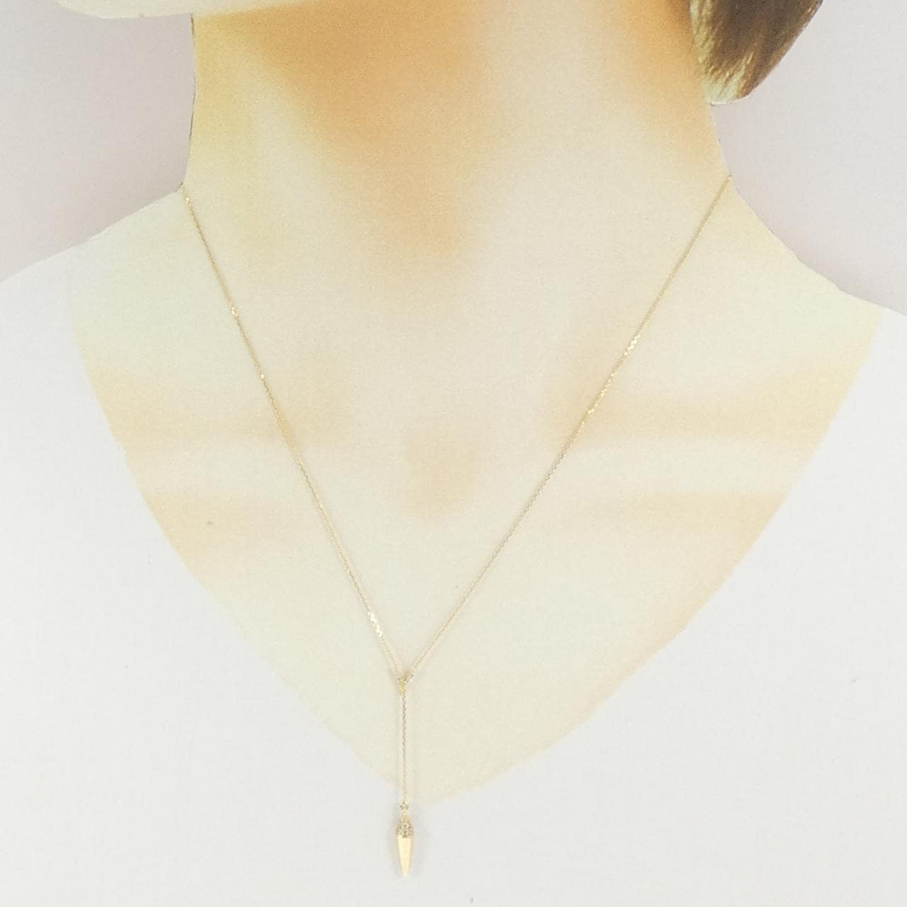 K10YG キュービック ネックレス