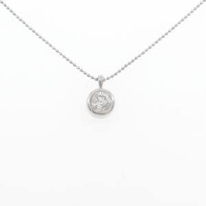 PT900/PT850 ソリティア ダイヤモンド ネックレス 1.004CT