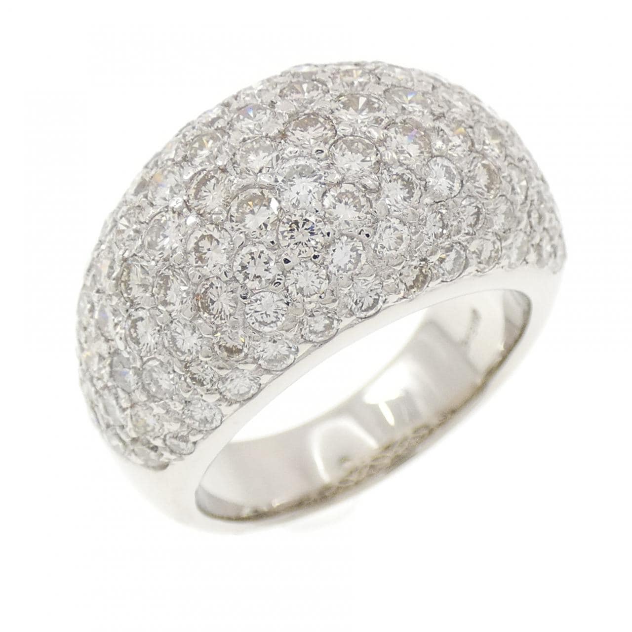 PT900 パヴェ ダイヤモンド リング 3.58CT