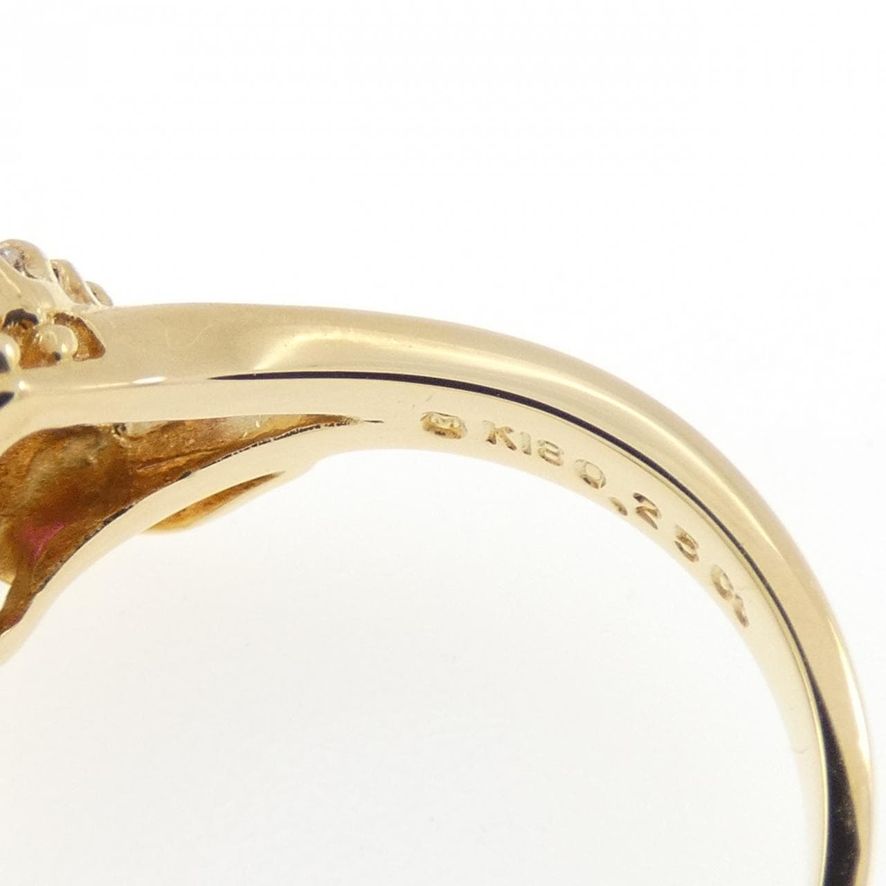 ミキモト ルビー リング 0.25CT