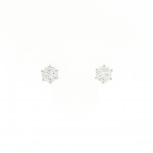 PT850/PT900 ソリティア ダイヤモンド ピアス 0.72CT