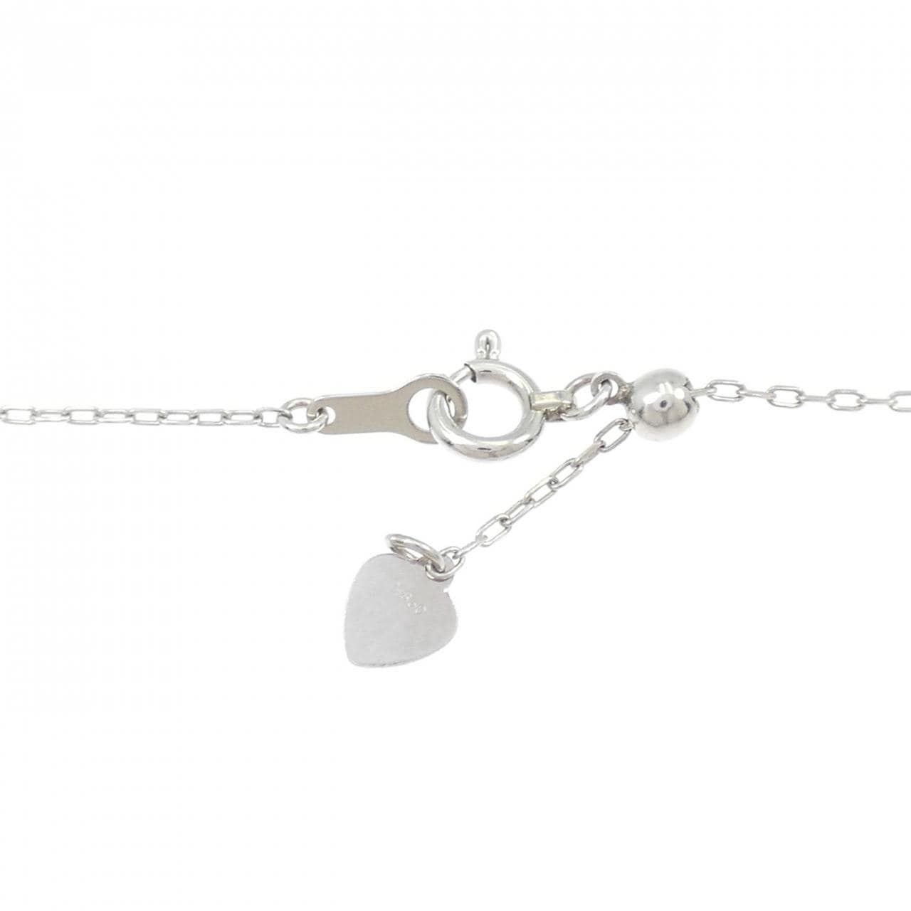 PT950/PT850 フラワー ダイヤモンド ネックレス 0.70CT