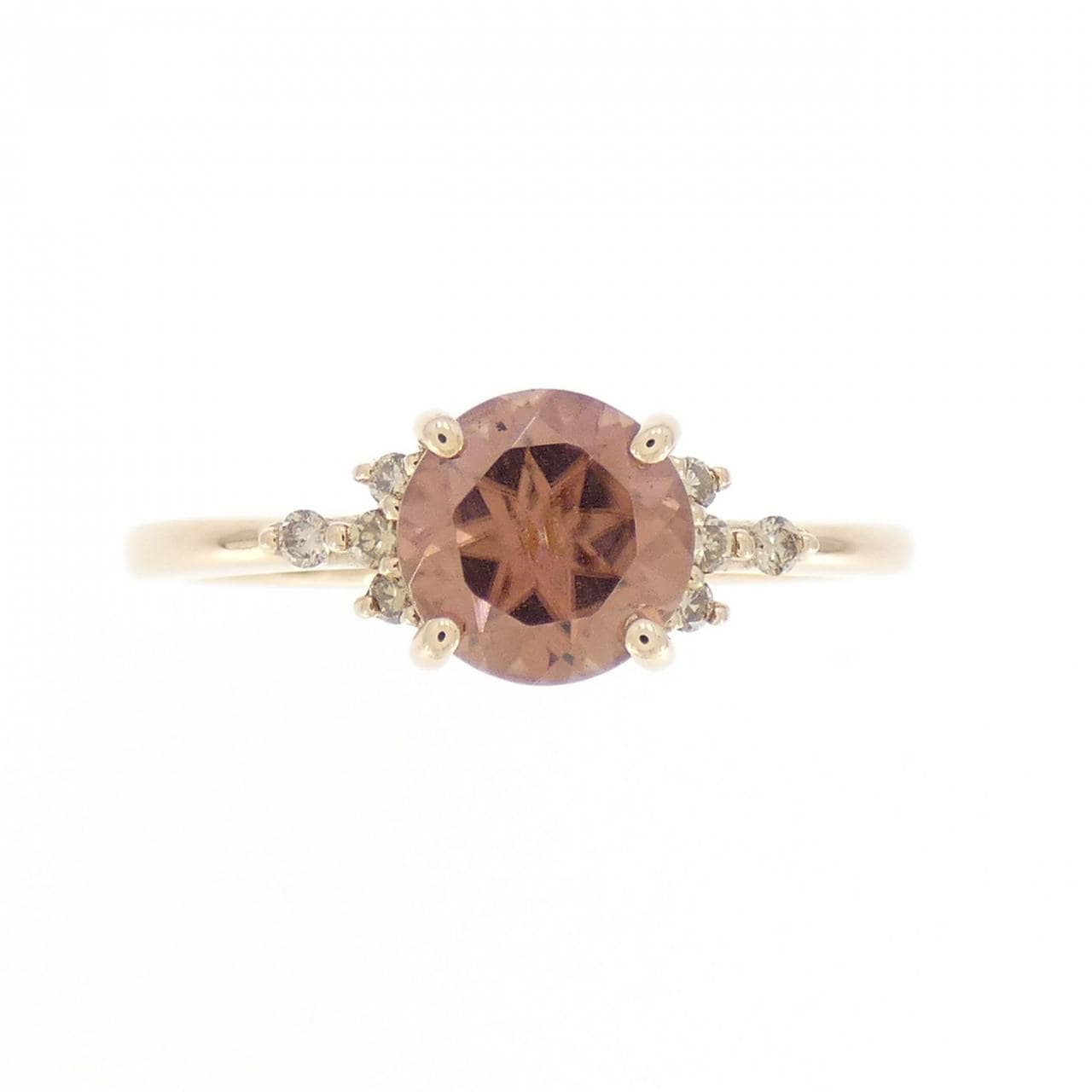 K18PG Zircon Ring 1.50CT