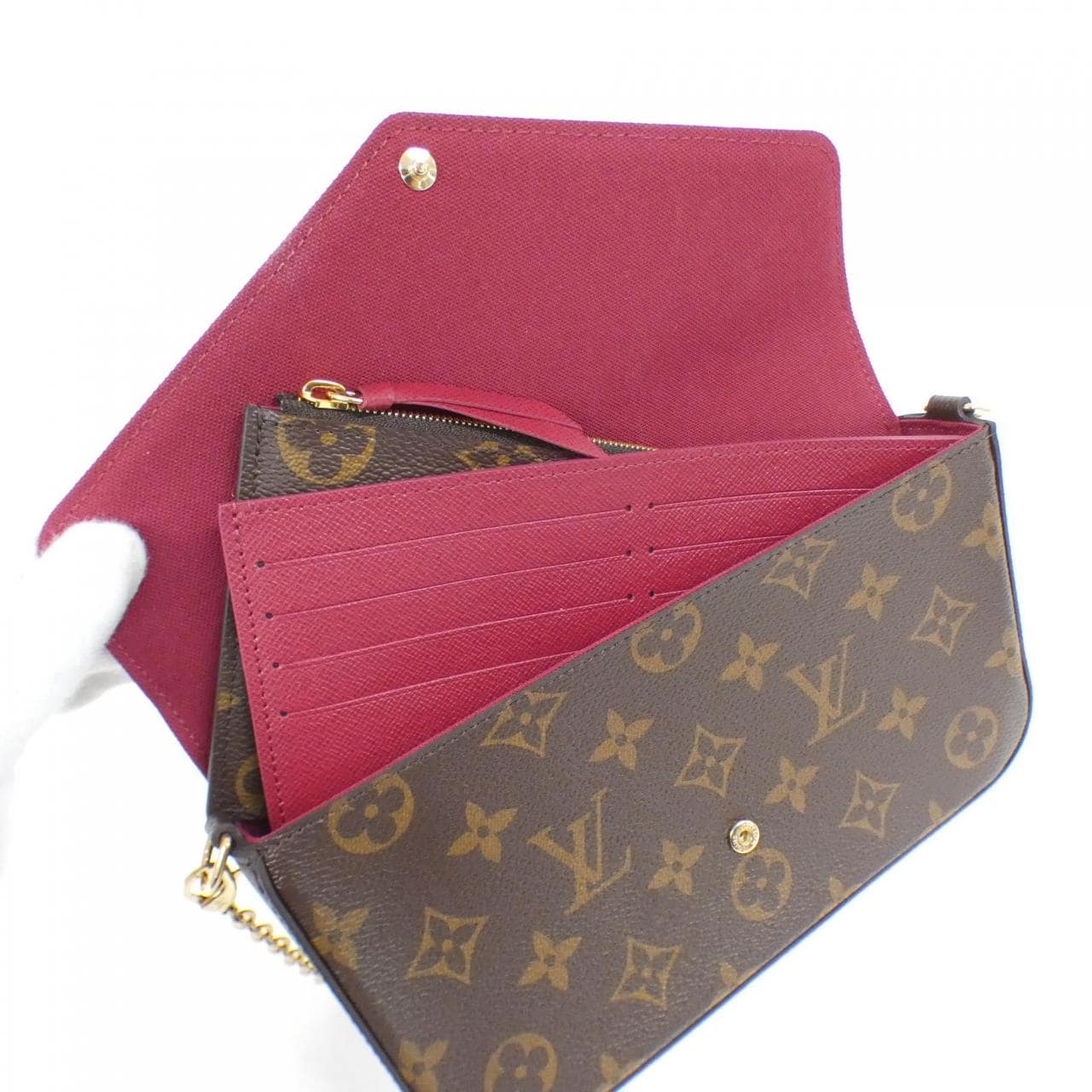 LOUIS VUITTON Monogram Pochette Félicie M61276 Shoulder Bag