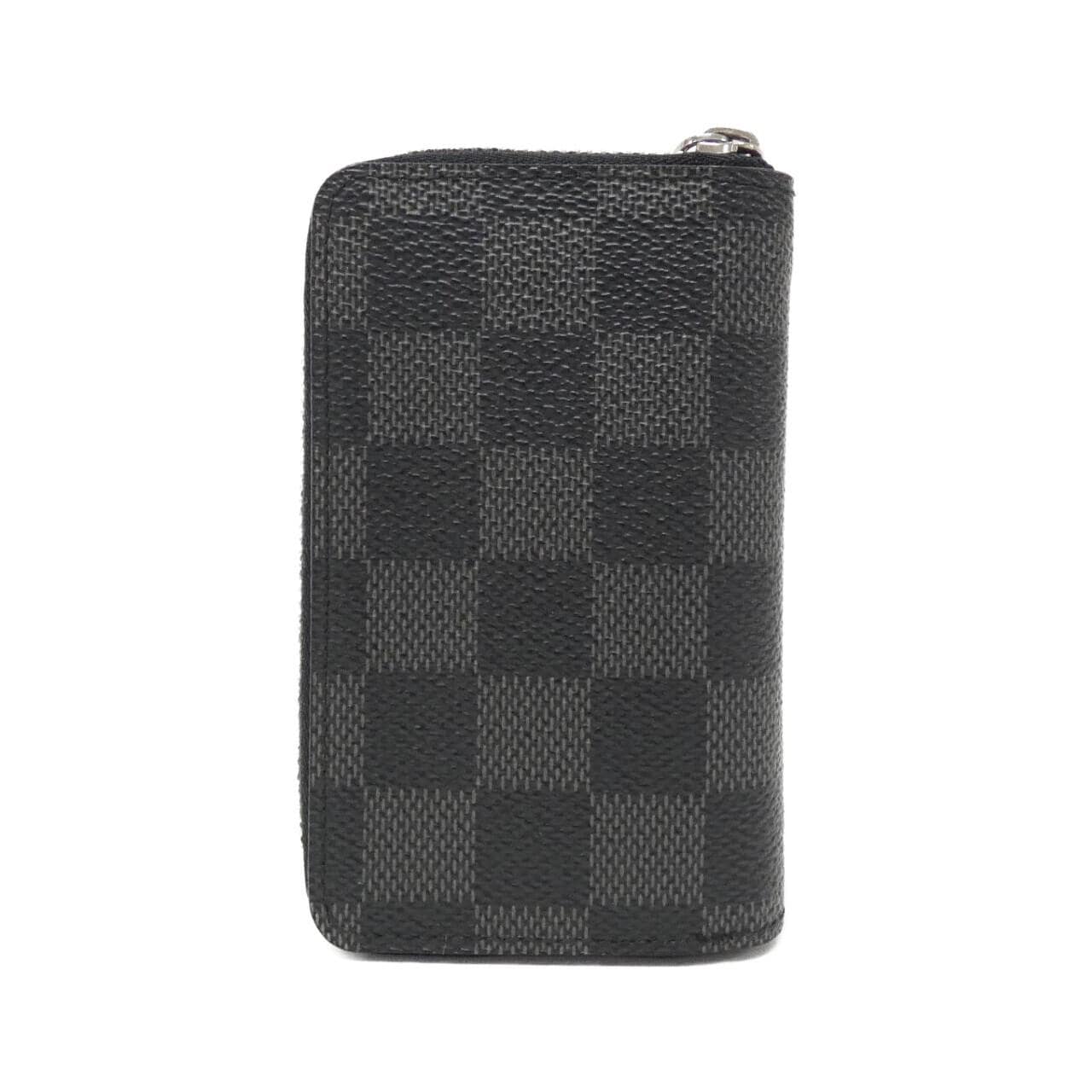 LOUIS VUITTON Damier Graphite Zippy Coin Purse N63076 INCASE