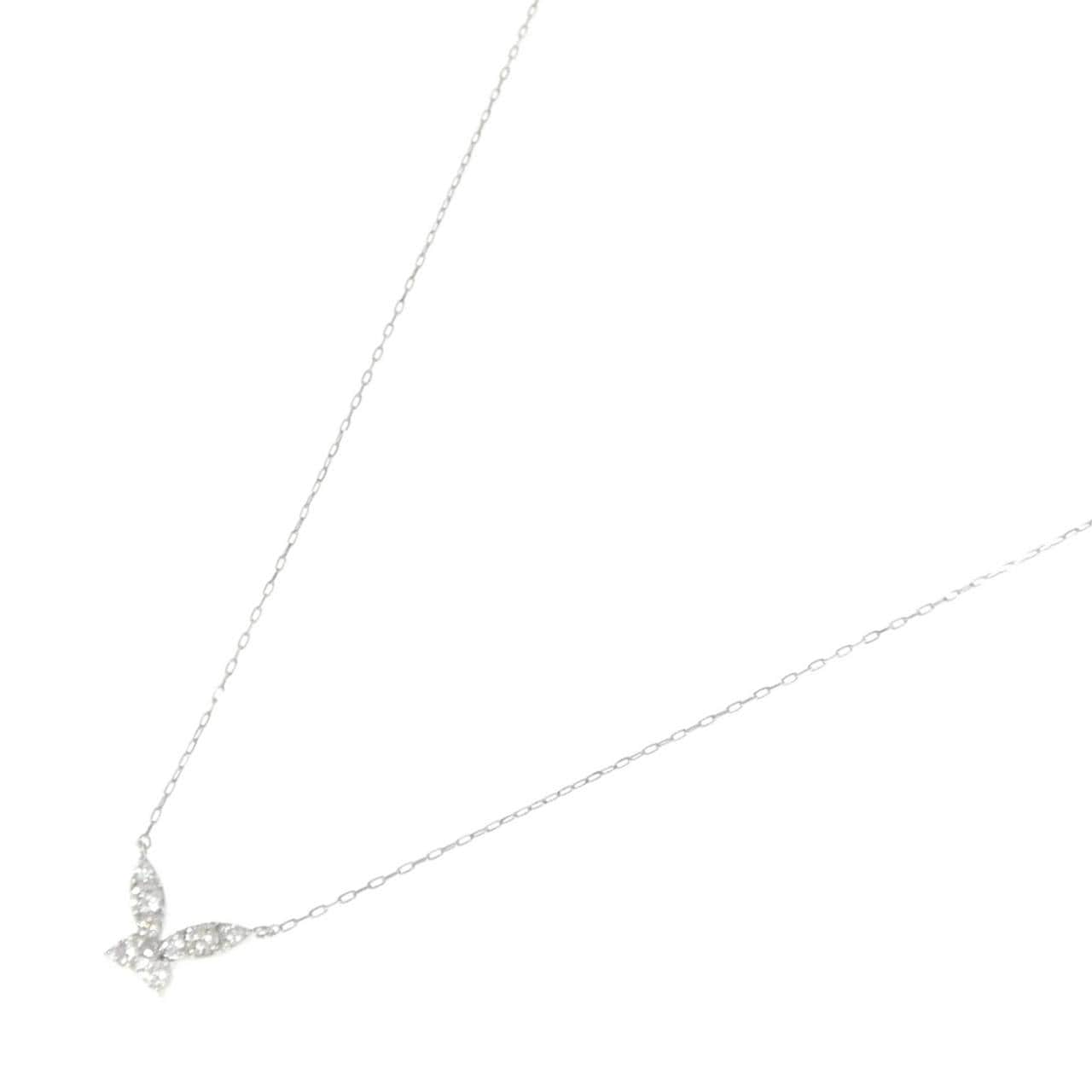 [BRAND NEW] PT Butterfly Diamond Necklace 0.15CT