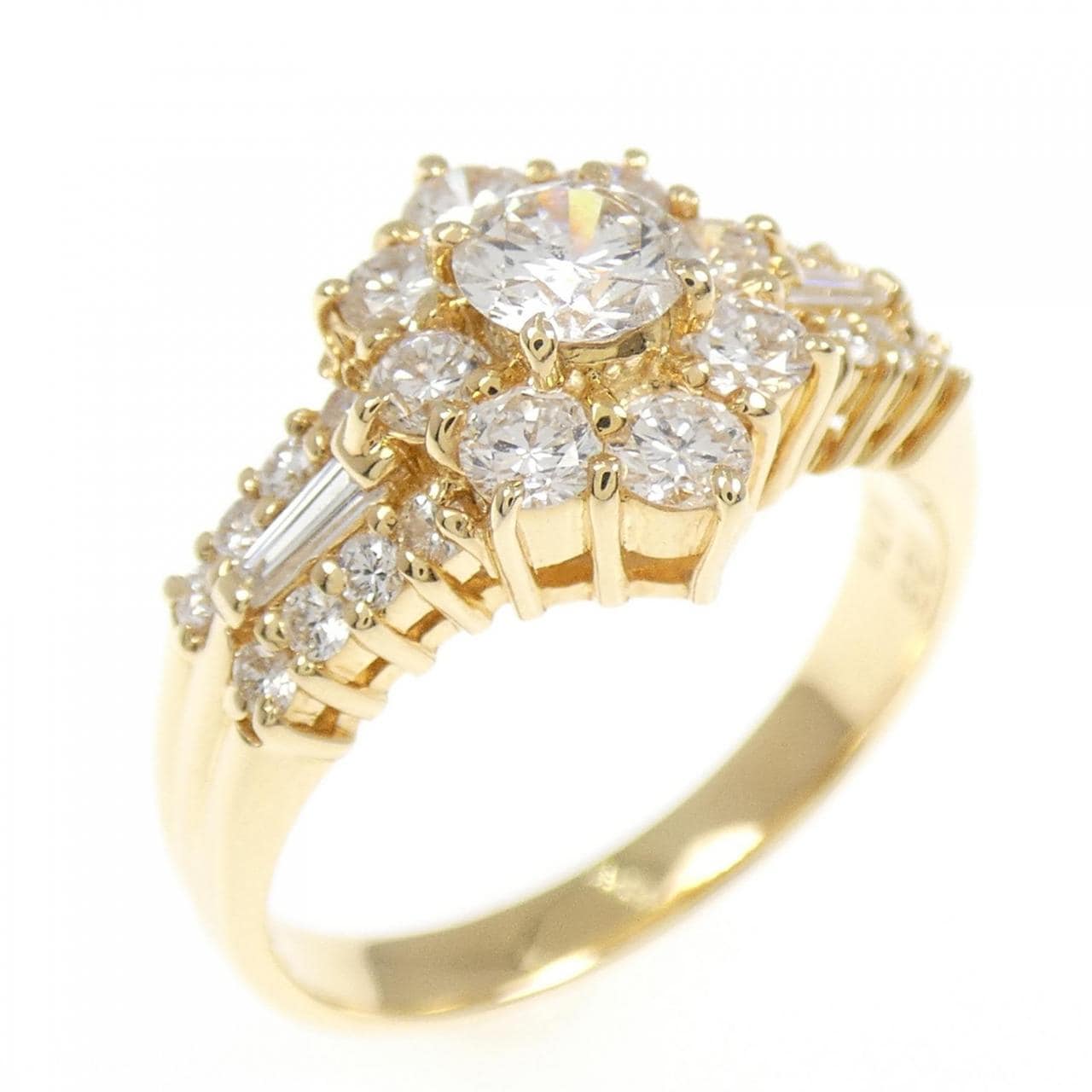 K18YG ダイヤモンド リング 0.28CT