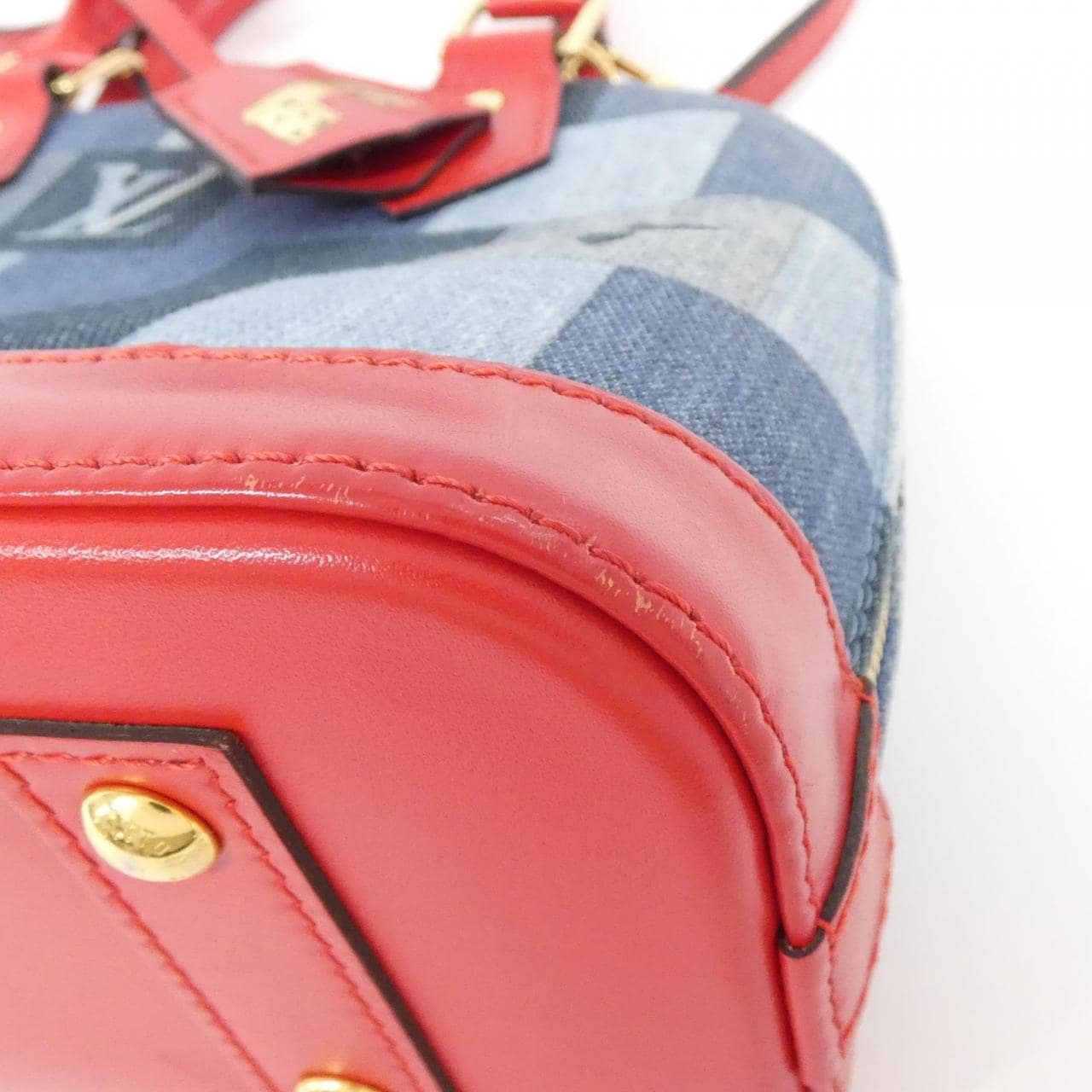 ルイヴィトン デニム モノグラム アルマBB M45042 バッグ