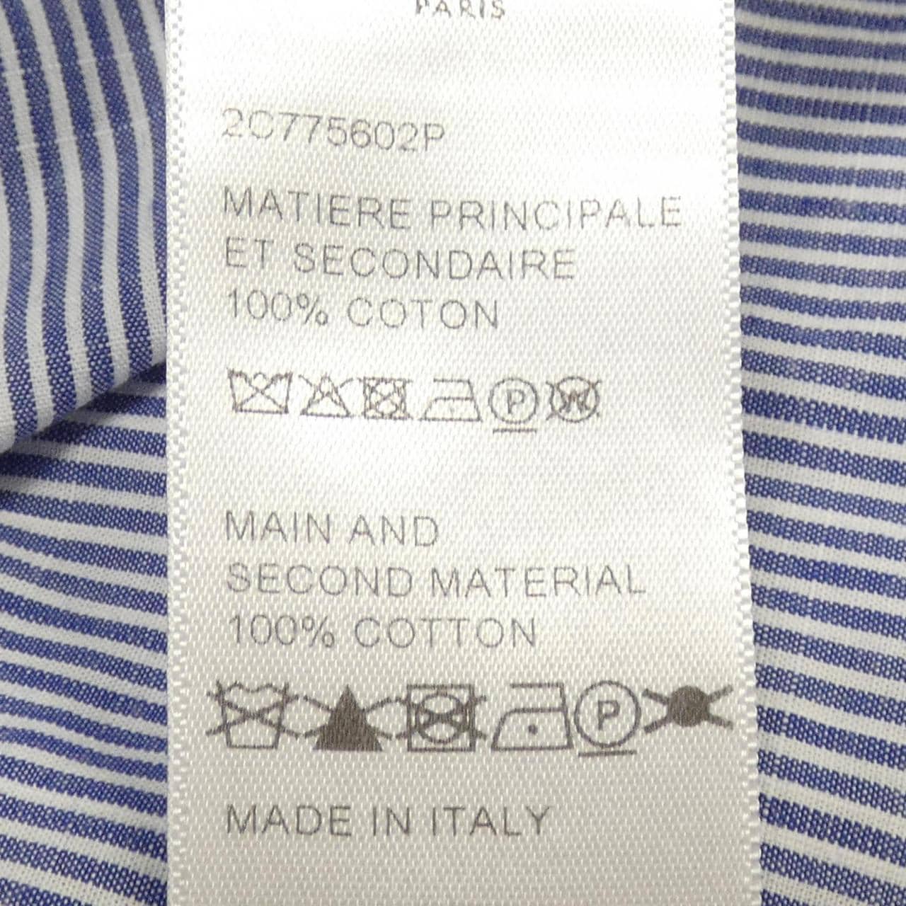 セリーヌ CELINE トリオンフ ストライプオーバーシャツ 2C775602P シャツ