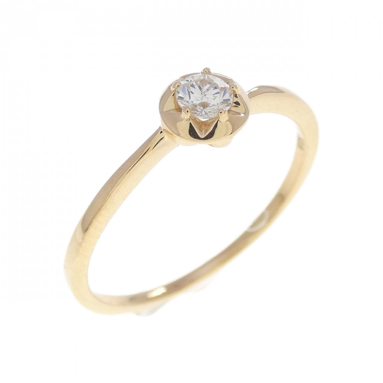 K18YG ダイヤモンド リング 0.114CT