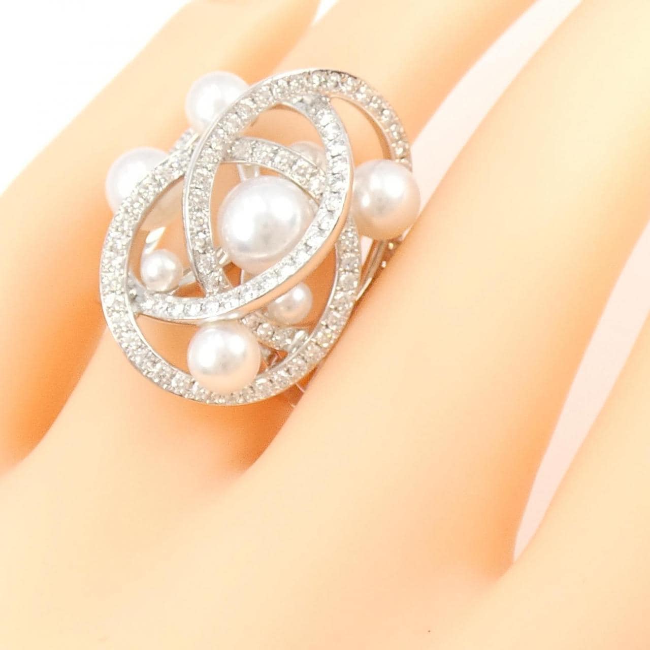 MIKIMOTO akoya pearl ring