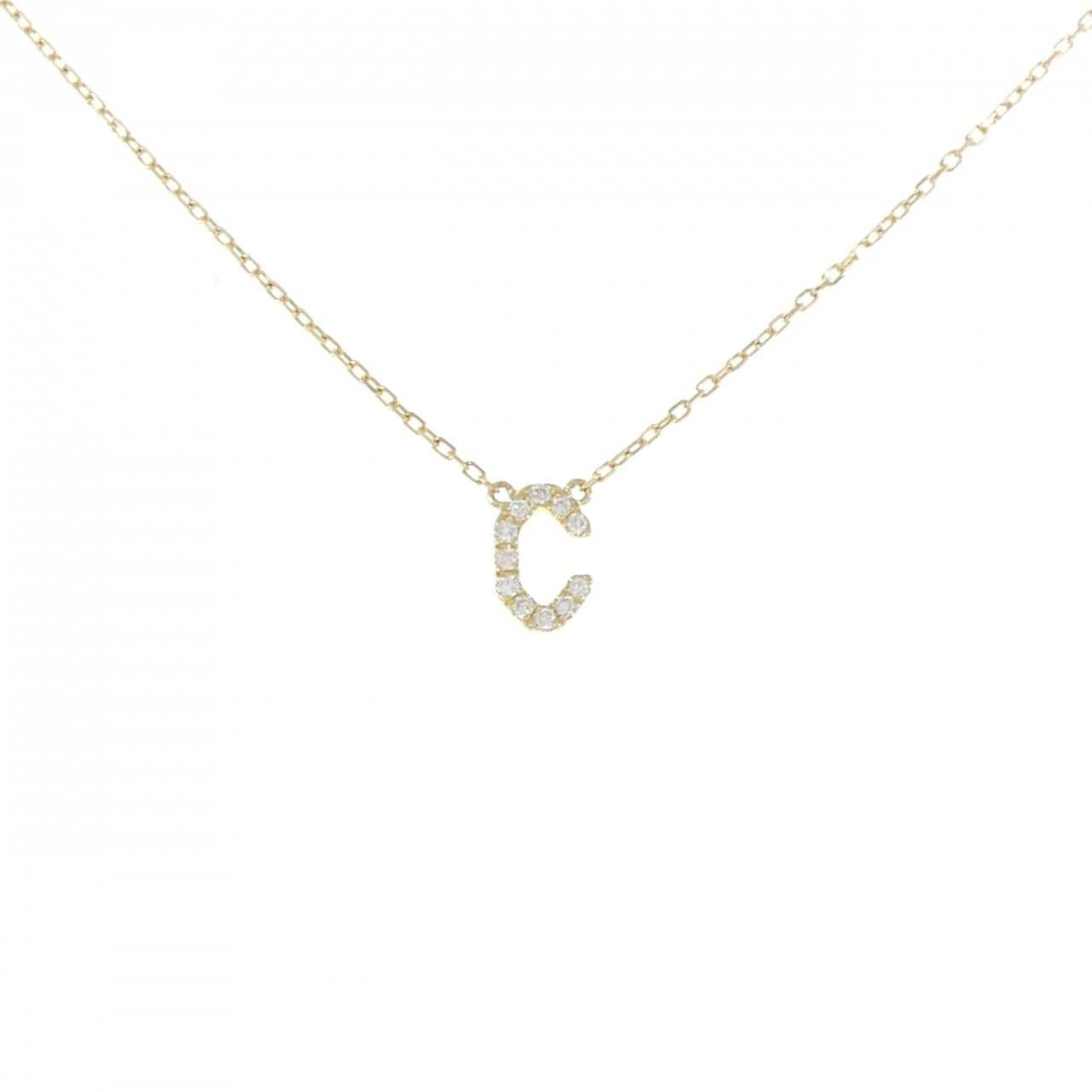 AHKAH Initial Diamond Necklace 0.05CT